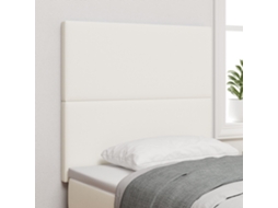 Cabeceira Led Creme 80 Cm Tecido Cotelê Lovely Home