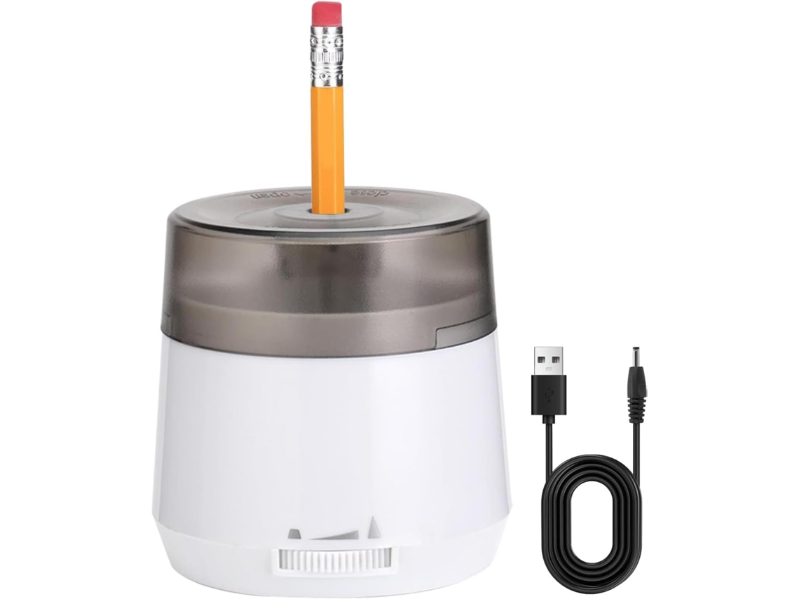 Apontador Elétrico A Pilhas, Material Escolar Para Sala De Aula| Ideal Escola, Escritório, Adolescentes,