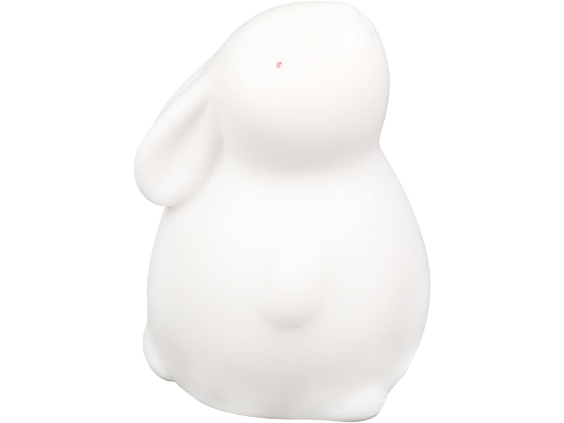 Estatueta de Coelho em Cerâmica para Jardim e Mesa. Pequena Estatueta de Coelho como Decoração. Estátua de Coelho para CHABERLU