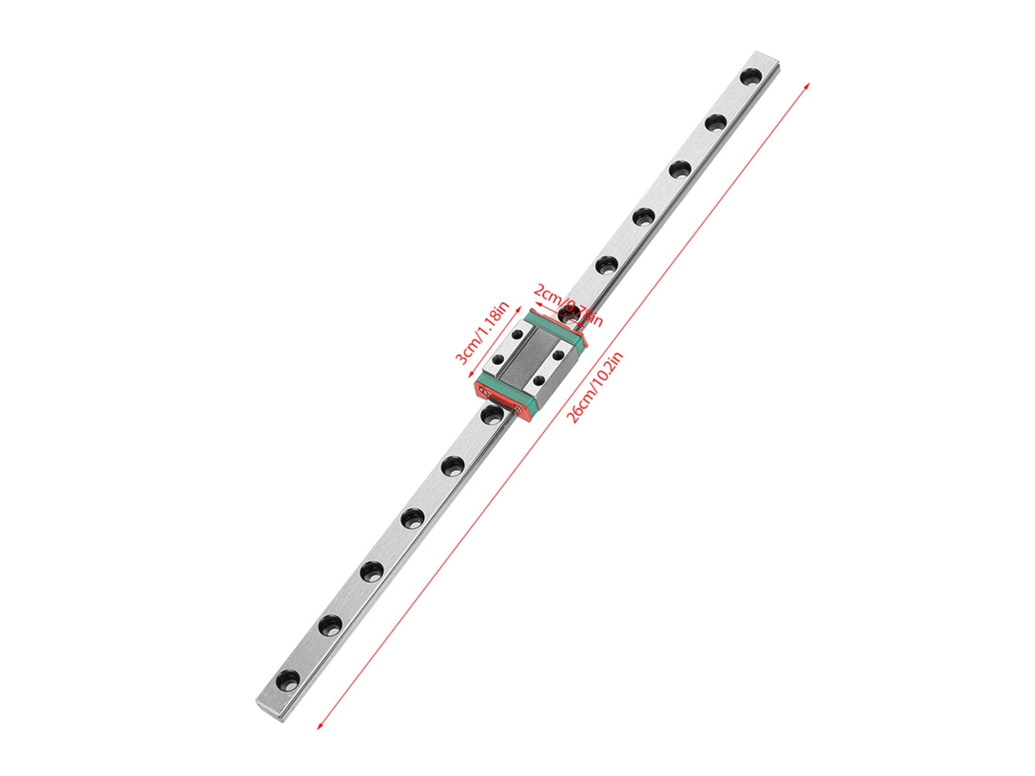 Rai Linear Miniatura Lml9b Com Bloco 260mm