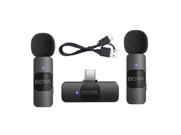 Boya By-v1 One-trigger-one 2.4g Sistema De Microfone Sem Fio Microfone De Telefone Com Clipe #4*