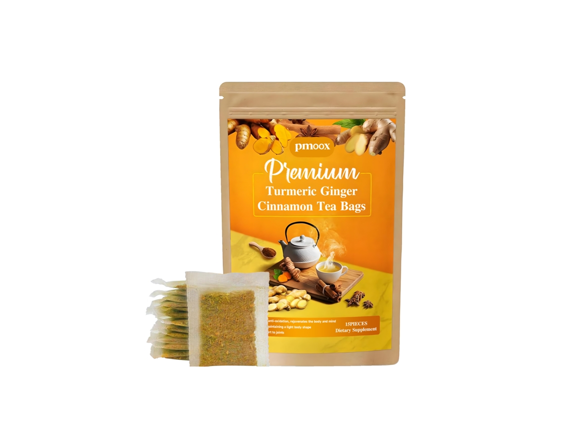 Sachê de Chá com Curcuma Gengibre e Canela