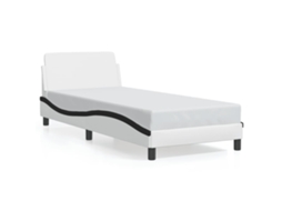 Bed Frame, Bed Frames Vidaxl Multicolor Couro Artificial (90 X 200 Cm)