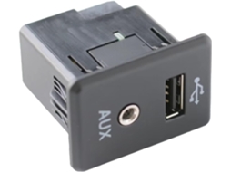 Conector Usb Aux Para Carro Nissan 370z, Nv 2014-2019, Kicks 2018-2019, Tomada Modular Para Porta De Carregamento Aux