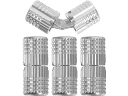 Dobradiças Invisíveis De Latão Alipis, 4 Peças, 8mm, Com Cilindro Oculto, Para Portas De Armários, Com Abertura De 180°