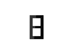Moldura 2 Elementos Pretos Ls Design Jung Lsd 982 Sw (11mm)