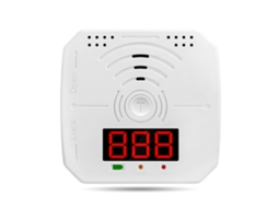 Detector de Monóxido de Carbono com Sensor Eletroquímico Display Digital e Alarme Sonoro e Visual