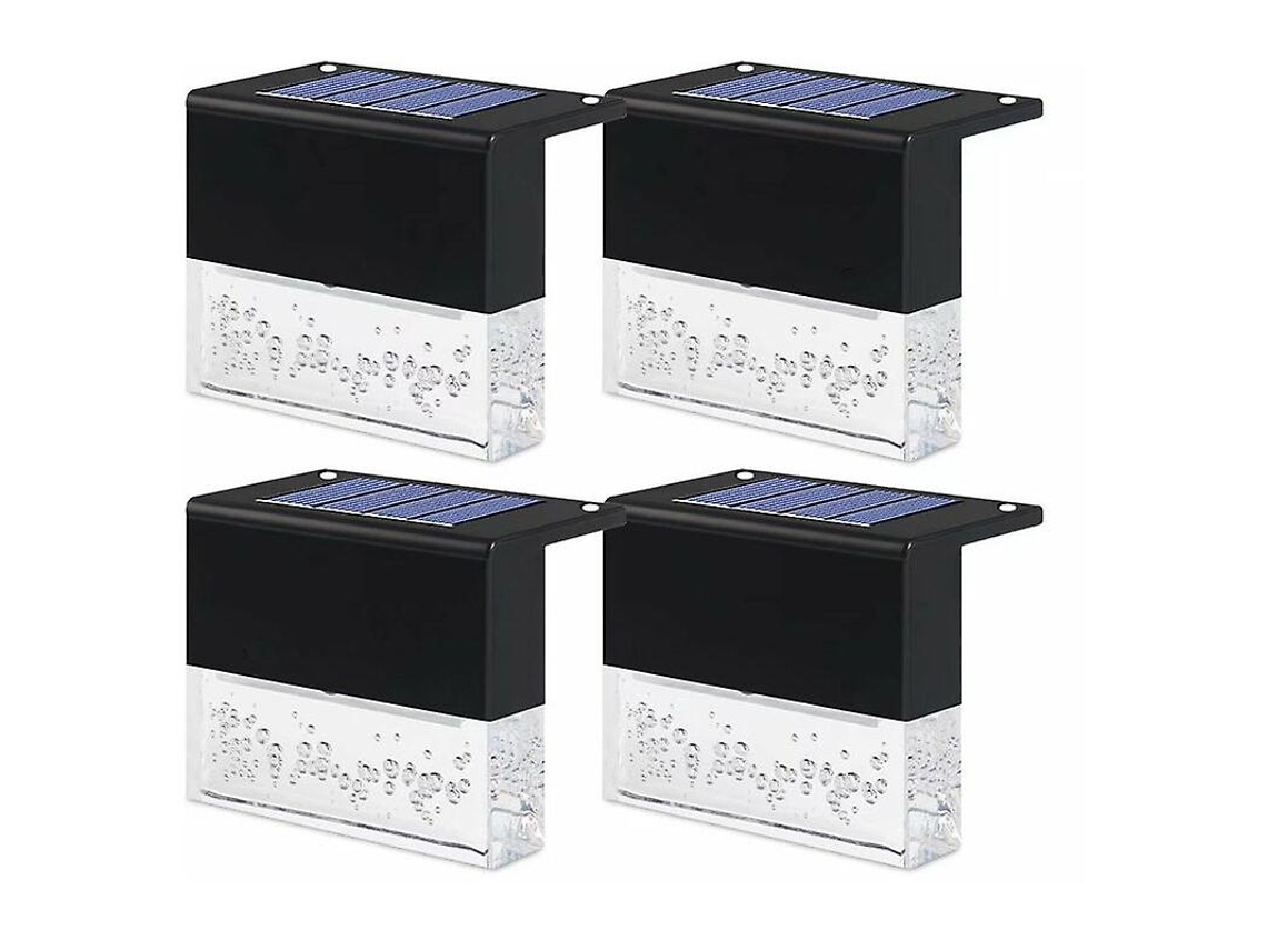 Rebe lâmpadas Solares Exteriores Led Impermeáveis para Jardim, Terraço, Escadas e Áreas Ao Ar Livre (branco Quente/cores)