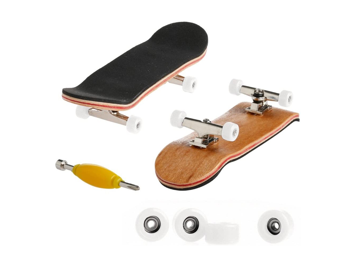 Primerox mini Fingerboard Profissional Diy Montagem Madeira Maple Brinquedo Presente Natal