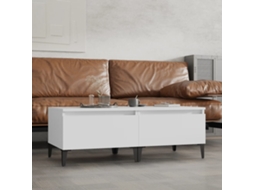 Vidaxl Mesas De Apoio 2 Pcs 50x46x35 Cm Derivados De Madeira Branco