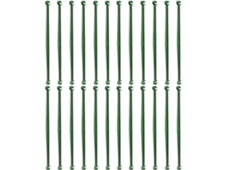 Kit de 24 Conectores de Plástico Verde, Expansíveis Es Ao Desgaste, para Dar Suporte a Estacas de Pepinos e Tomates na CHABERLU