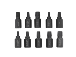 Conjunto De 10 Extractores De Parafusos Quebrados, Removedores De Parafusos Danificados Para Porcas E Parafusos, Tamanhos Variados