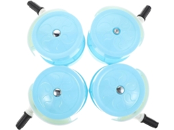 Conjunto de 4 Rodas de Reposição para Andadores de Bebê, CHABERLU