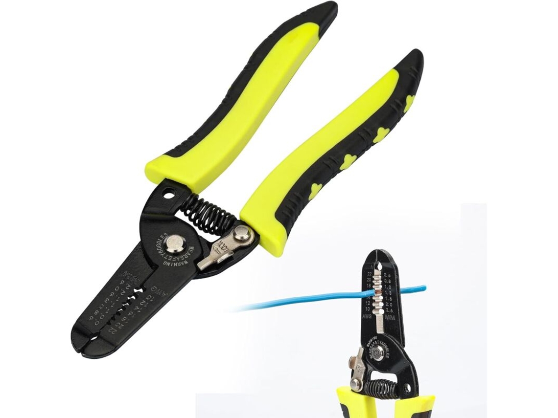 Decapador de cabos elétrico multibiter 7 polegadas 10-22 AWG AQUAFORGE