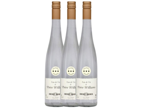 Cachaça CHERRY ROCHER Cherry Rocher Eau De Vie Poire Williams (0.7 L - 3 unidades)