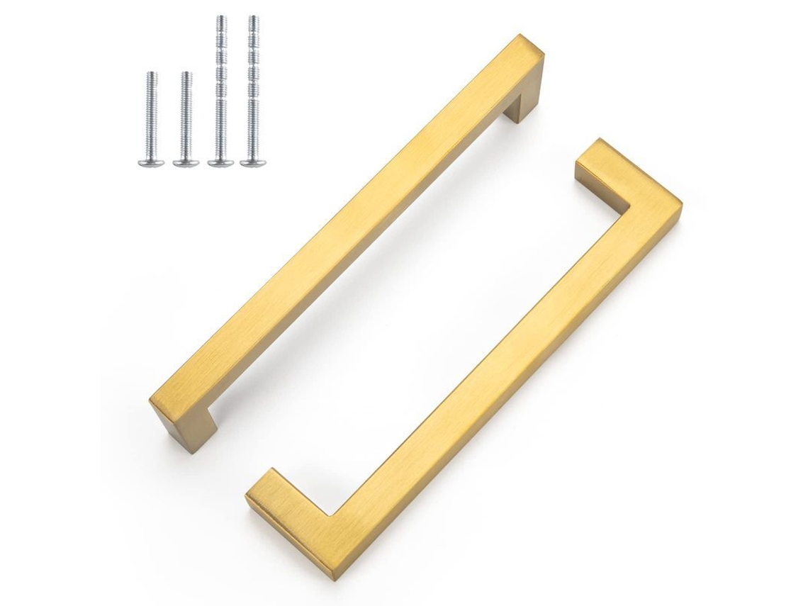 Manga do Armário Dourado 128mm 10 Peças S/MARCA