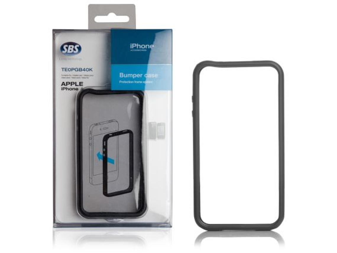 Bolsa Bumpy iPhone 4, 4s SBS Bumper Preto