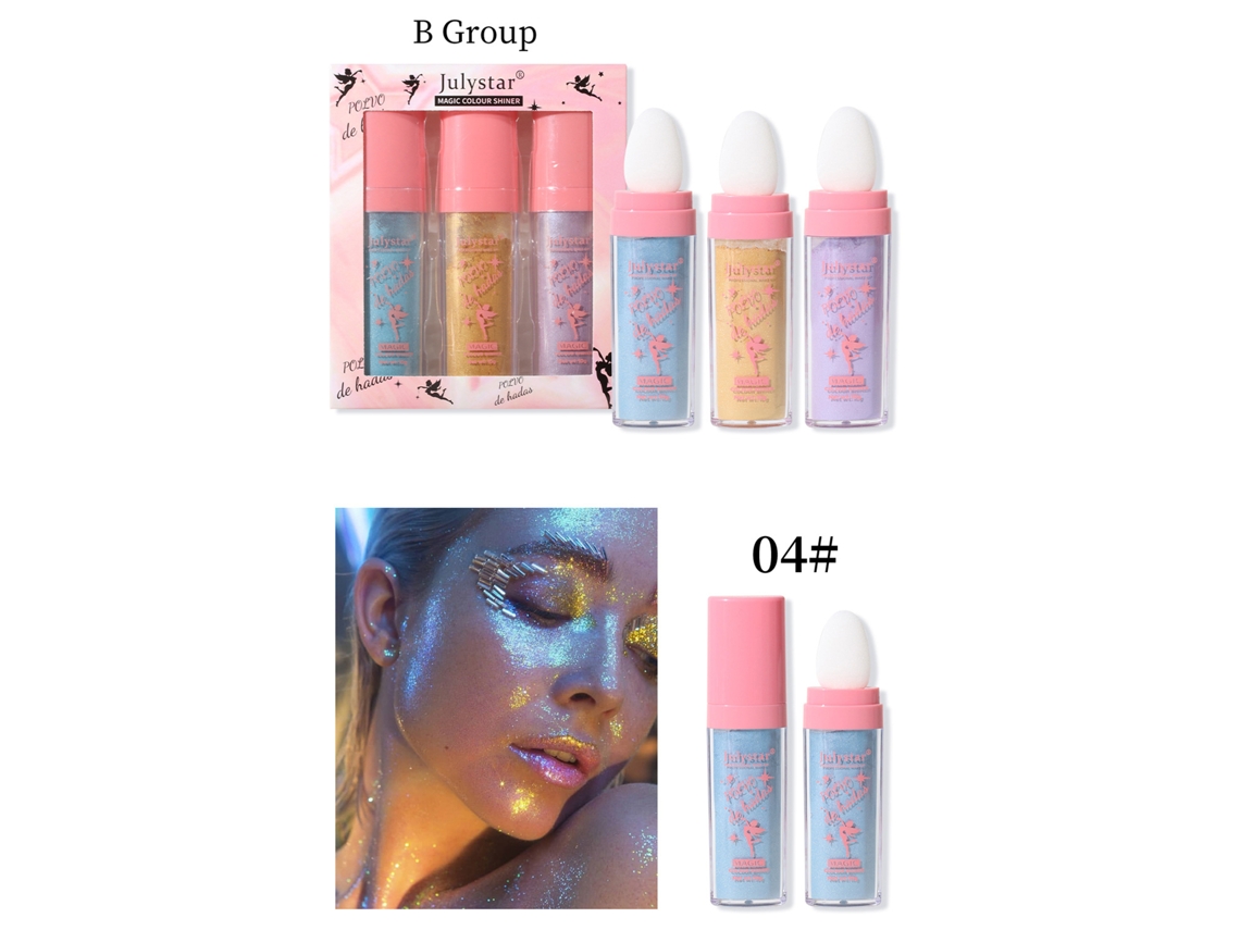 Julystar Polvo Iluminador Dimensional Natural Para Rostro Y Cuerpo