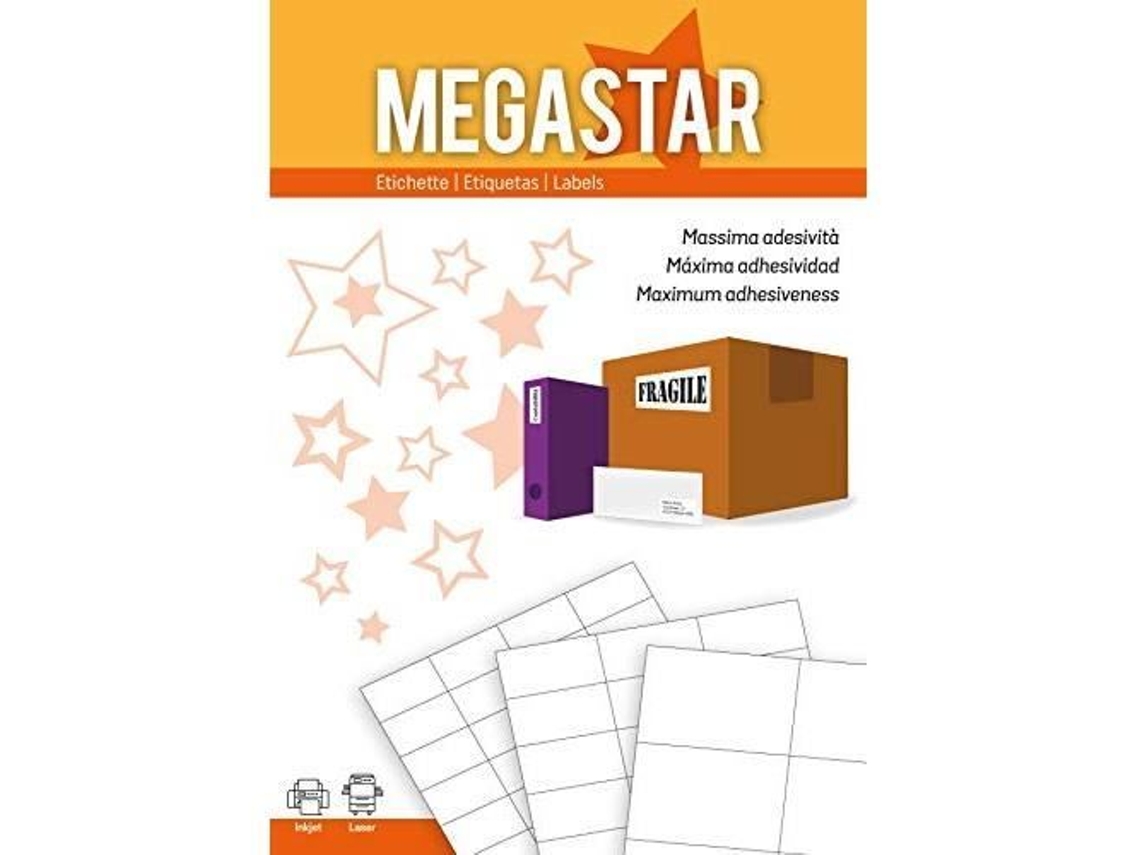 Etiqueta 38X21.2 Megastar Lp4Ms-3821