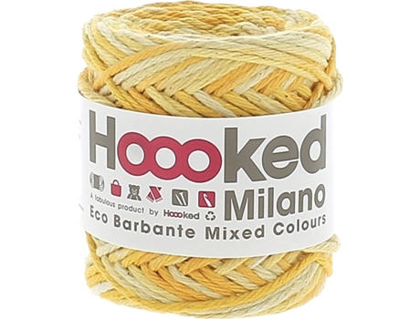 Linha HOOOKED Eco Barbante 50g. Vanilla Spice (Amarelo)