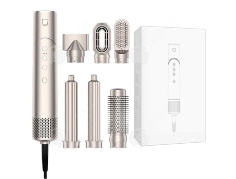 Secador de cabelo automático multifuncional Babyliss Passionova 6 em 1, 220 V, 1200 W, 50-60 dB, dobrável, alta velocidade, com pente de ar quente