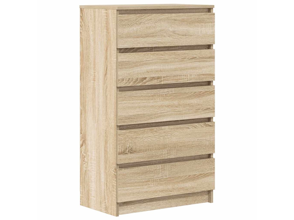 Armário de Gavetas Derivados Madeira Carvalho Sonoma MAISON EXCLUSIVE (60x36x103 cm)