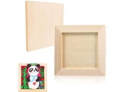 Fotolijst De 20x20 Cm - Lijst De Madeira - Fotolijst Diy - Projeto Clássico - Materiais Sustentáveis - Prateleira Com Moldura De Madeira - Lijst