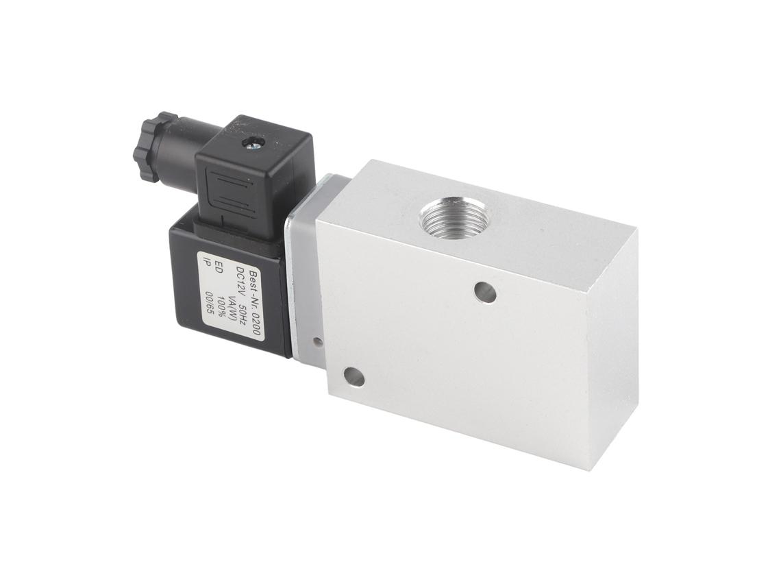 Válvula Solenoide Elétrica Laxiscreed De 2 Vias E 3 Posições Para Controlo De Direção