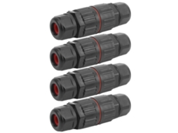 Conector À Prova D'água De 3 Pinos, Fiação Fácil Conectar Com Dupla