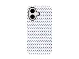 Capa Fofa De Bolinhas Para Iphone 17 Pro Max, Fina E Macia De Tpu À Prova De Choque Para Celular, Branca