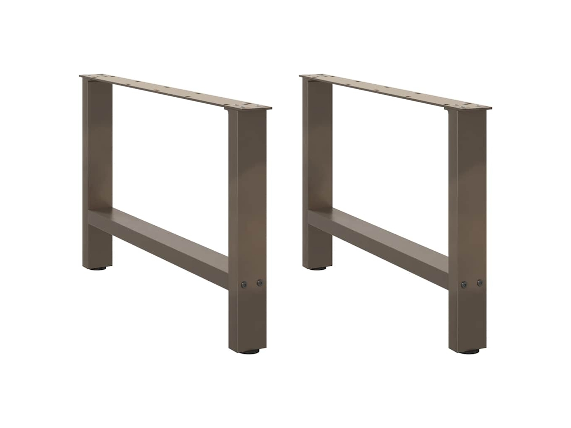 Coffee Table Leg, Coffee Table Legs Vidaxl Cinzeto Aço (70 X (42-43) Cm)