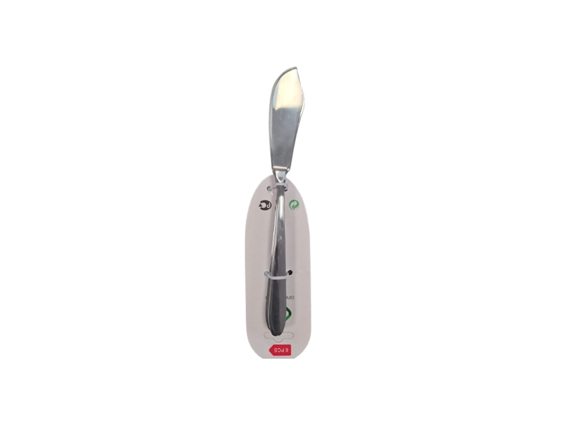 6 Peças Conjunto De Peixe Com Garfo Esmerilado Inox Brilhante