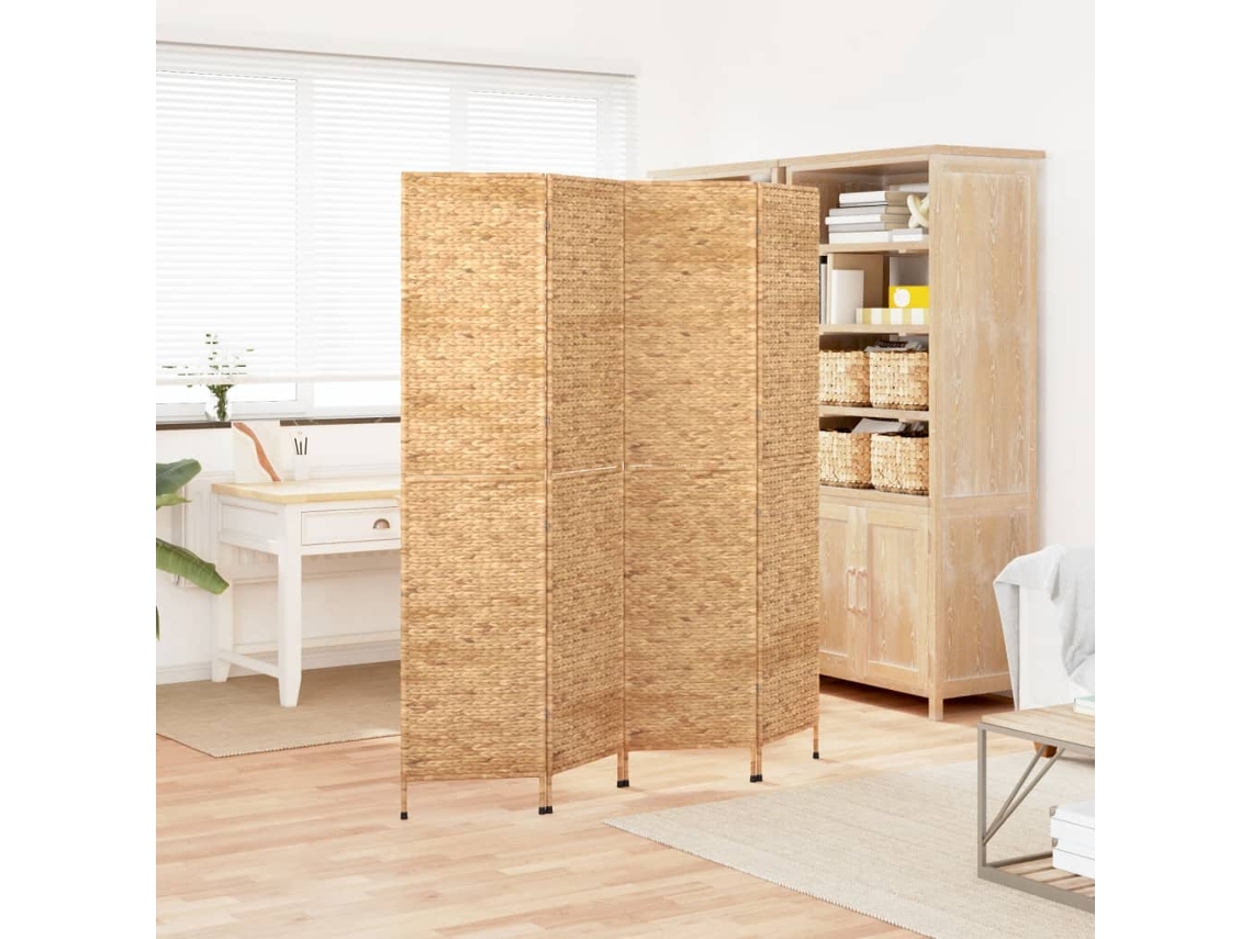 Vidaxl Biombo De 4 Painéis 163x180 Cm Jacinto De Água