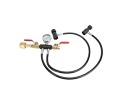 Adaptador De Cilindro De Co2 Laxiscreed Com Rosca W21.8-14 E Válvula Dupla Para Mangueira De 24 Polegadas