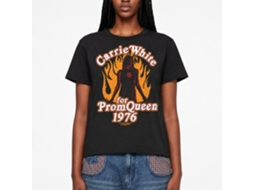 Rockinstone Carrie Prom Queen 1976 Black Adult T-shirt Size:s