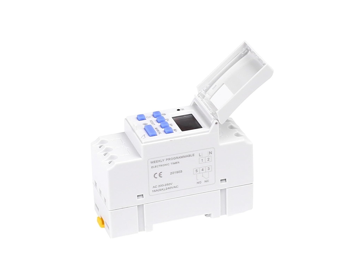 Interruptor De Tempo Digital Para Trilho Din Tp8a16 Microcomputador