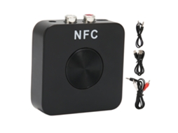 Adaptador De Áudio Sem Fio Nfc Bluetooth 5.0 Receptor E Transmissor Aux Para Carro E Casa Com Chamadas Hands Free