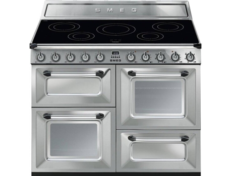 Fogão SMEG Victoria TR4110IX — Placa de Indução | Forno: 61 +  61 + 36 L