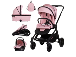 Carrinho De Bebé Trio Magnum Até 22 Kg De Peso Chipolino - Marshmallow