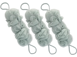 Lurelia Kit De 3 Buchas Vegetais De Banho De Cuidado Corporal, Com Argola