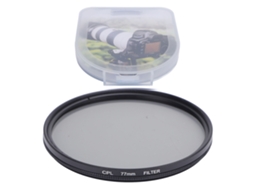Filtro Polarizador Circular Cpl De Vidro Óptico Com Revestimento Multicamada Para Lentes De Câmera 77mm
