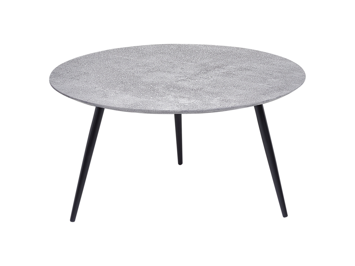 Mesa de centro BELIANI Effie de MDF Cinzento 79x79x40