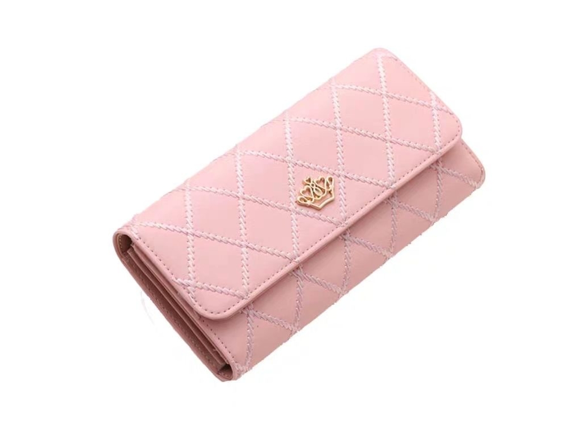Carteira De Couro Feminina Fux Da Moda, Carteira Longa Com Porta-cartões, Bolsa De Mão