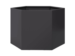 Garden Planter, Garden Planters Vidaxl Preto Metal (69 X 60 X 45 Cm)