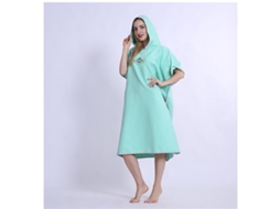 Toalha de Praia Tipo Poncho com Capuz, Secagem Rápida, Roupão de Banho em Microfibra, Capa Absorvente Portátil para Praia BRILVIBERA