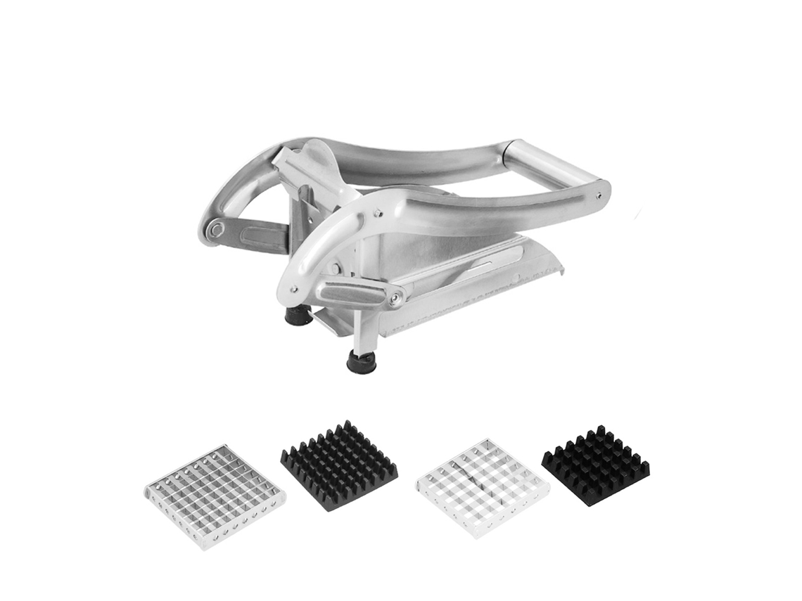 Cortador de Batatas LAXISCREED de Aço Inox com Duas Lâminas