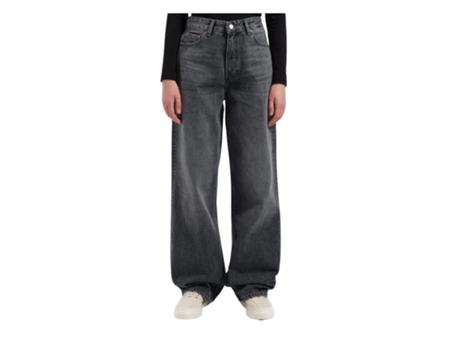 Jeans De Mulher Drdenim Gamba Larga Denim Cinzento (28)