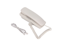 Telefone de Parede EOOCOO para uso doméstico e escritório, com funções de mudo e rediscagem
