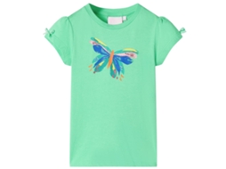 T-shirt Para Criança Verde-claro 116