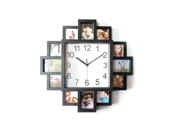 Relógio De Parede Com Moldura Para Fotos Laxiscreed Para Uma Decoração Moderna E Personalizada